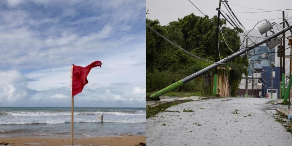 Paso del huracán Ernesto en Puerto Rico.