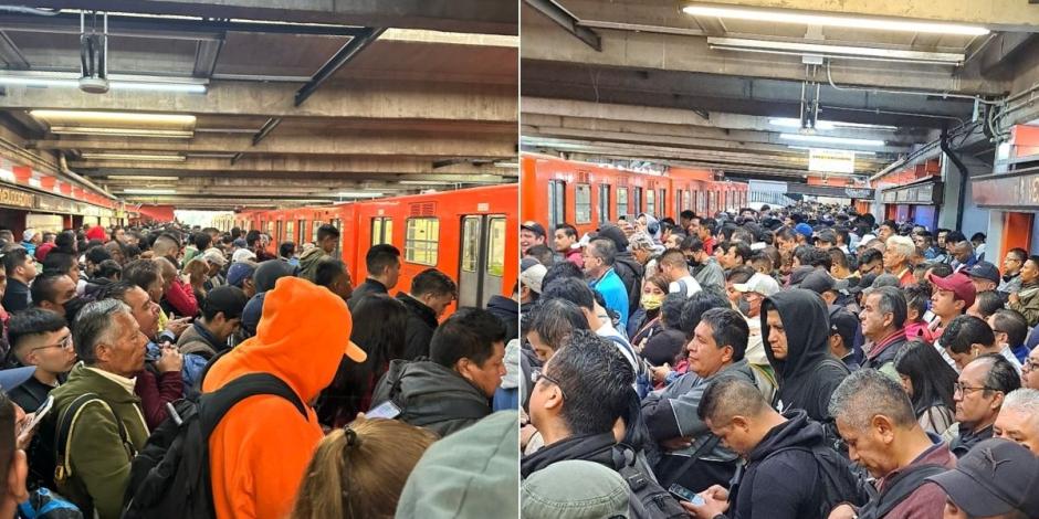 Retrasos en la Línea 9 del Metro CDMX.