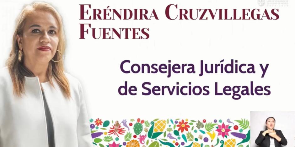 Eréndira Cruzvillegas Fuentes.