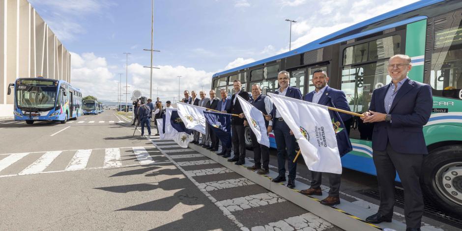 Incorporación de 120 unidades de la empresa Flecha Amarilla al sistema Qrobus