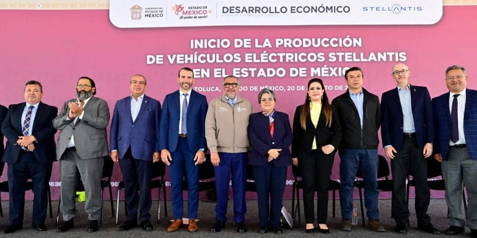 Gobierno del Edomex atrae importante inversión para producir primeros vehículos eléctricos.