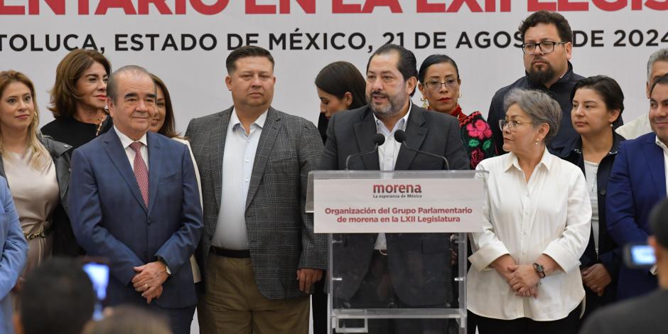 Integrantes de Morena en el Edomex.