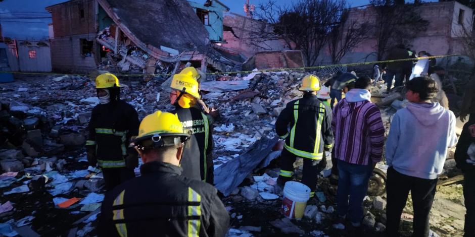 Una fuerte explosión dejó un saldo de 4 personas sin vida en Tlaxcala.