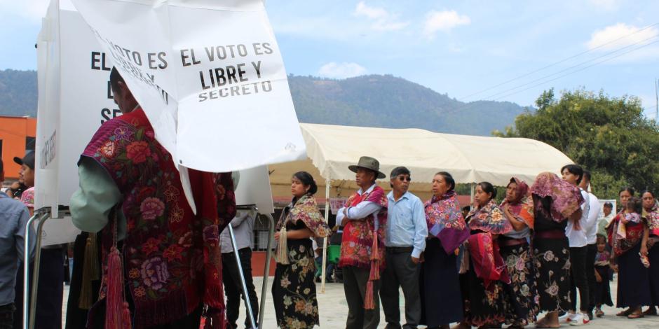 Votaciones en Chiapas, en fotografía de archivo.