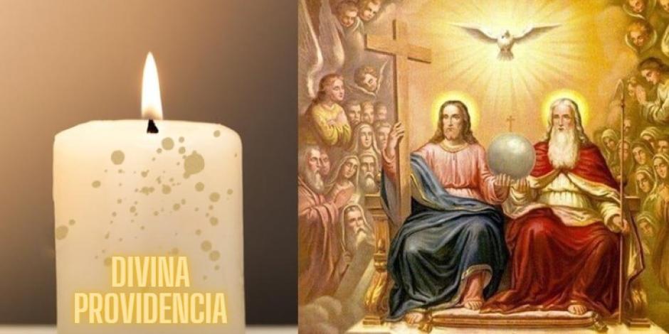 Las velas de la Divina Providencia se encienden el primer día del mes.