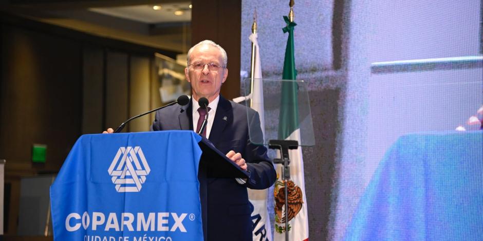 José Medina Mora, presidente nacional de la Coparmex.