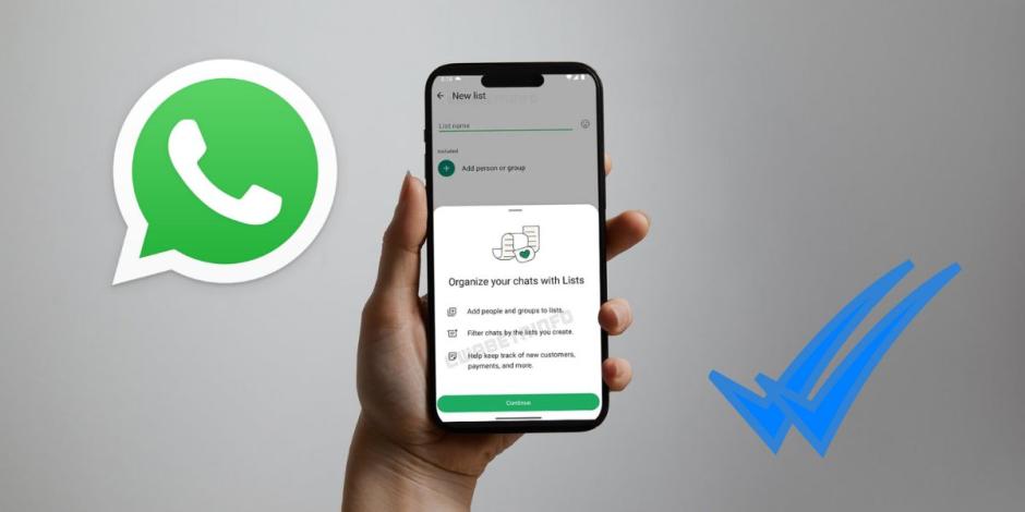 Así será la nueva función de Listas en WhatsApp.