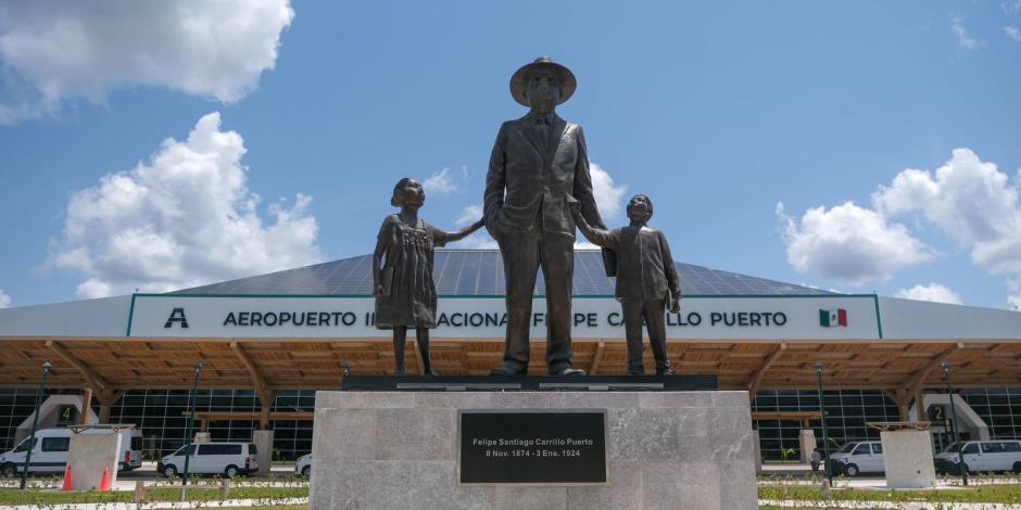 Aeropuerto Internacional “Felipe Carrillo Puerto”, en Tulum, Quintana Roo.