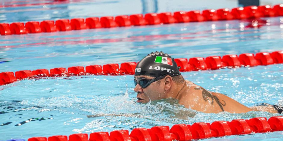 El mexicano Diego López en la paranatación de los Juegos Paralímpicos París 2024