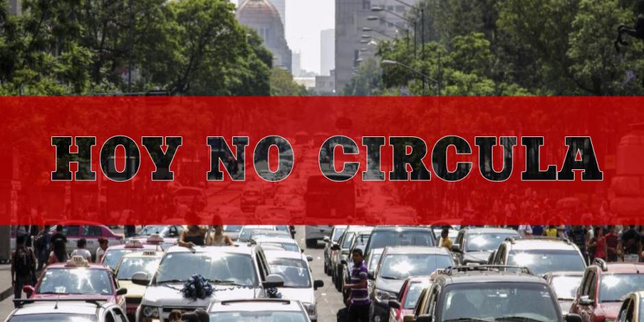 Hoy No Circula aplica este lunes 2 de septiembre en CDMX.