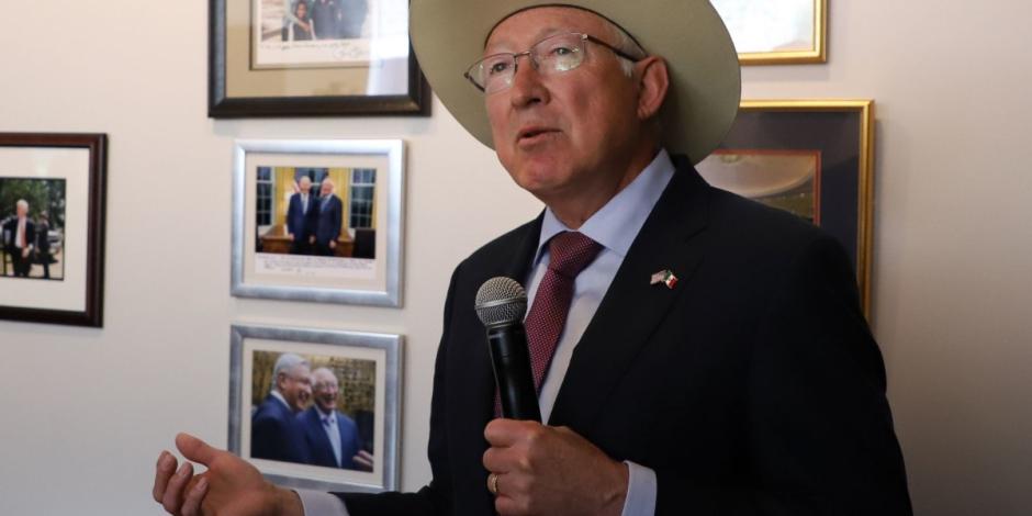 Ken Salazar, Embajador de Estados Unidos en México. 