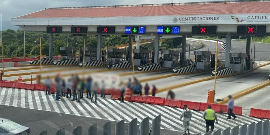 Cierran la carretera La Pera - Cuautla.