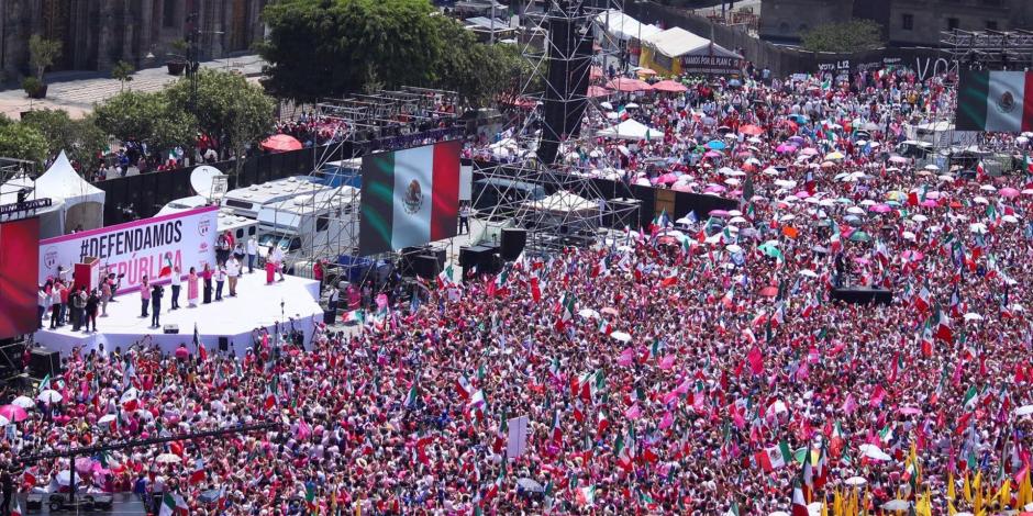 Marea Rosa exige votar en contra de la reforma al Poder Judicial.