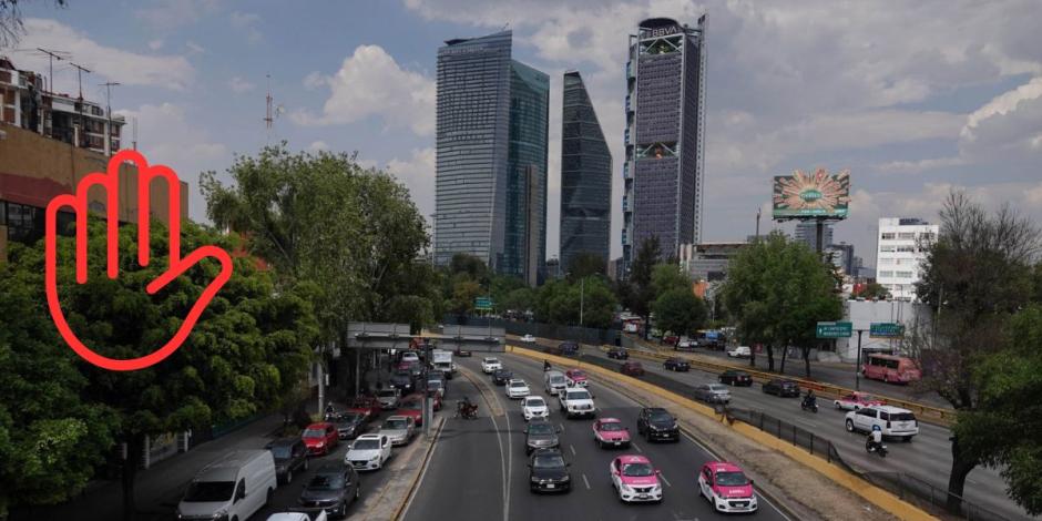 Hoy No Circula aplica este lunes 9 de septiembre en toda la Ciudad de México.