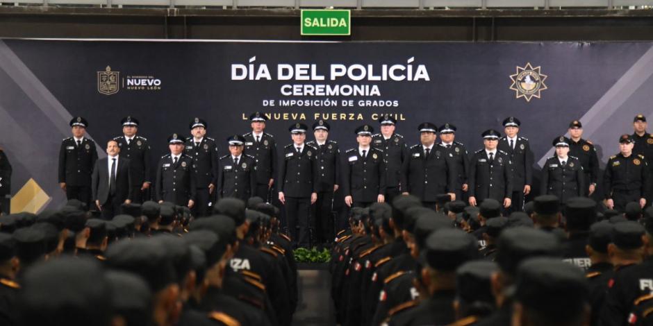 Agentes de seguridad en Nuevo León.