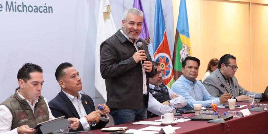 El gobernador constitucional de Michoacán, Alfredo Ramírez Bedolla.