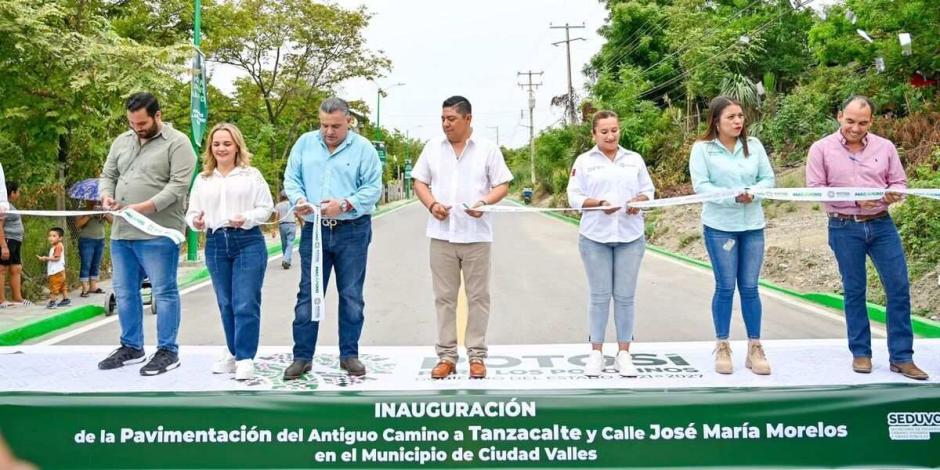 Ricardo Gallardo lleva más infraestructura en la Huasteca Potosina.