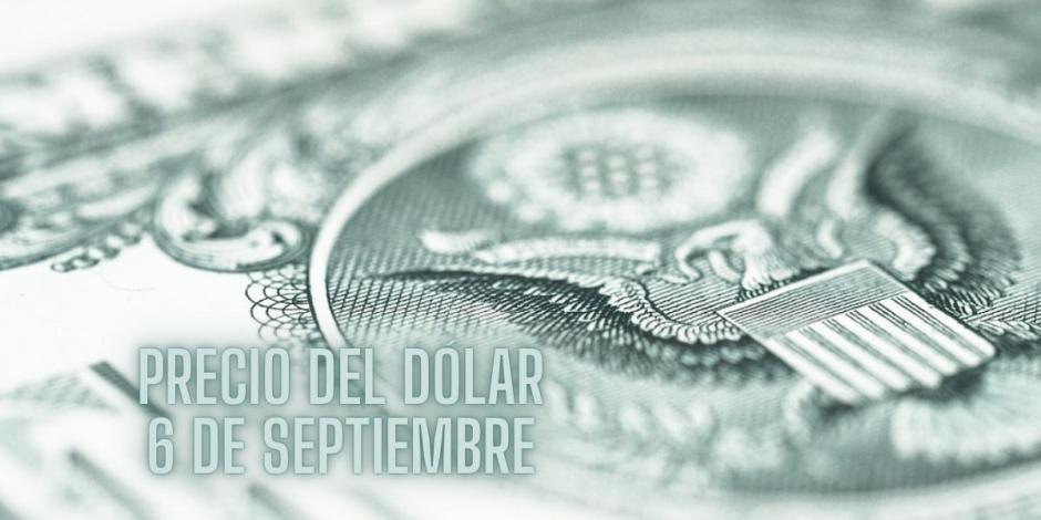 Así abrió el dólar hoy 6 de septiembre.