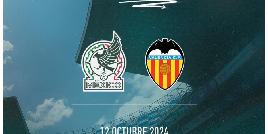 Selección Mexicana hace oficial partido ante el Valencia en el Estadio Cuauhtémoc