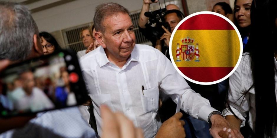 Edmundo González llega a España.