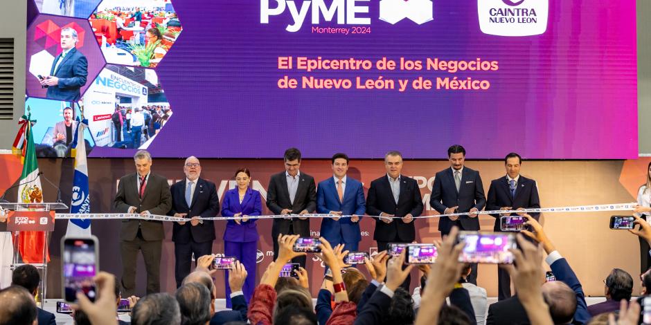 Samuel García inaugura Expo PYME 2024