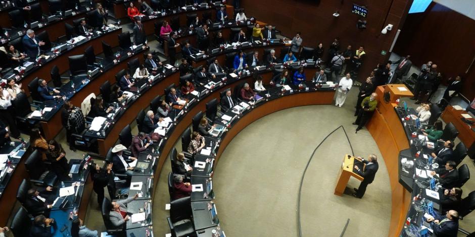 En la imagen, el Pleno del Senado de la República.