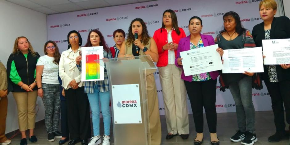 Catalina Monreal, en conferencia de prensa este martes 10 de septiembre.