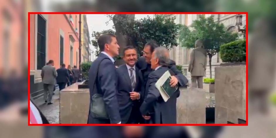 Miguel Ángel Yunes Márquez reaparece en Xicoténcatl previo a discusión de reforma judicial