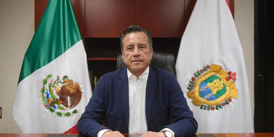 Cuitláhuac García, gobernador constitucional de Veracruz.