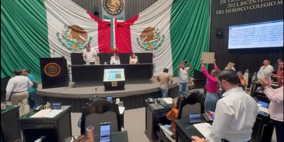 Congreso de Quintana Roo este miércoles 11 de septiembre del 2024.