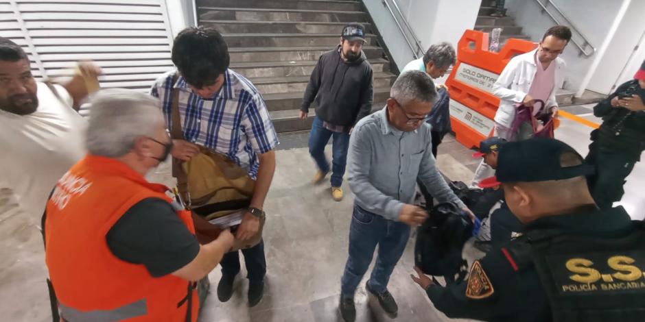 Operativo “Cero Pirotecnia” en el metro de la CDMX