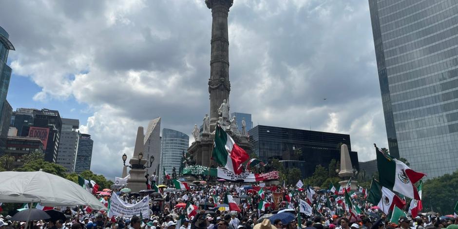 Trabajadores del Poder Judicial marcharon sobre Paseo de la Reforma en semanas pasadas.