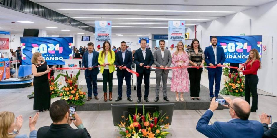 Ya tiene Durango un aeropuerto amplio y remodelado para recibir hasta 760 mil pasajeros: Esteban Villegas.