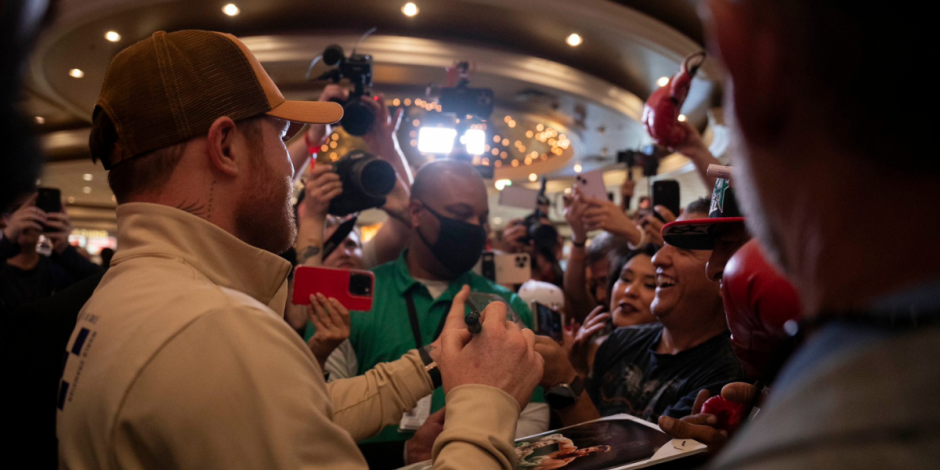 'Canelo' Álvarez causa sensación previo a su pelea en Las Vegas