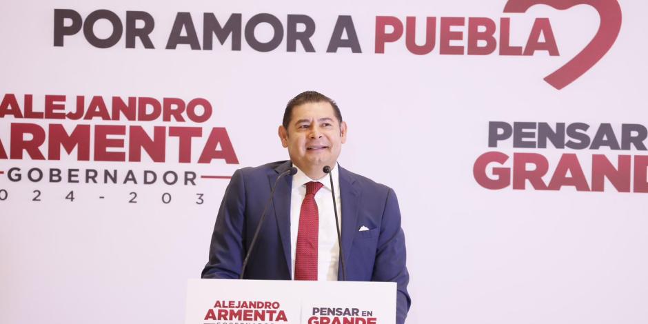 Alejandro Armenta, próximo gobernador de Puebla.