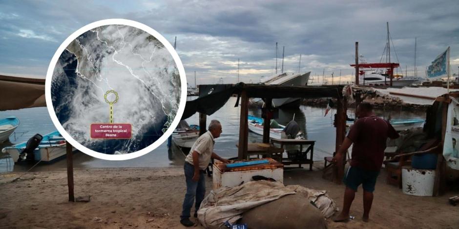 Tormenta tropical Ileana.