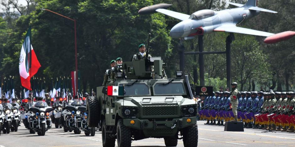 El Desfile Militar del próximo 16 de septiembre comenzará a las 10:00 am.