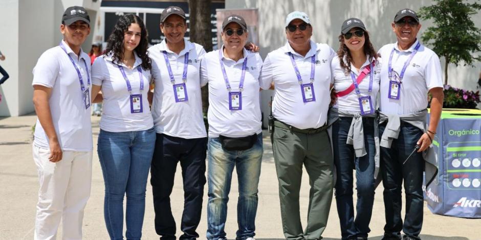 Un grupo de voluntarios del Guadalajara Open AKRON 2024