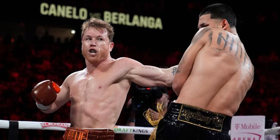 Canelo es el rey del box ante Berlanga.