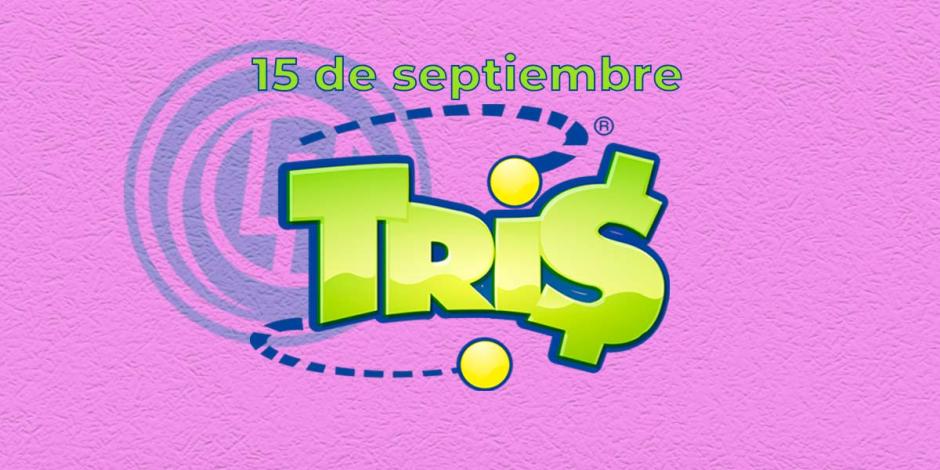 Resultados del Tris de hoy 15 de septiembre del 2024.