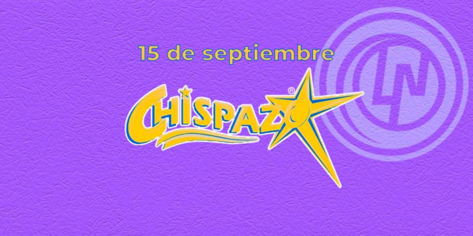 Resultados del Chispazo de hoy 15 de septiembre del 2024.