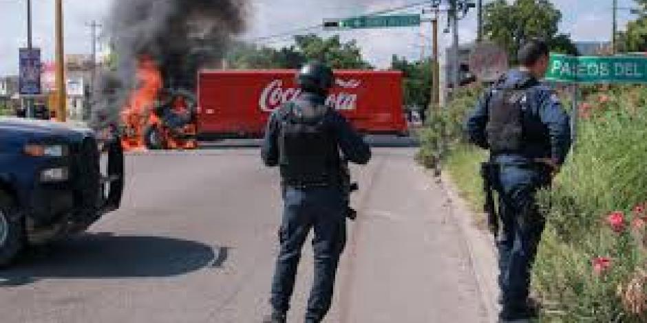 Fuerzas de seguridad en Sinaloa.