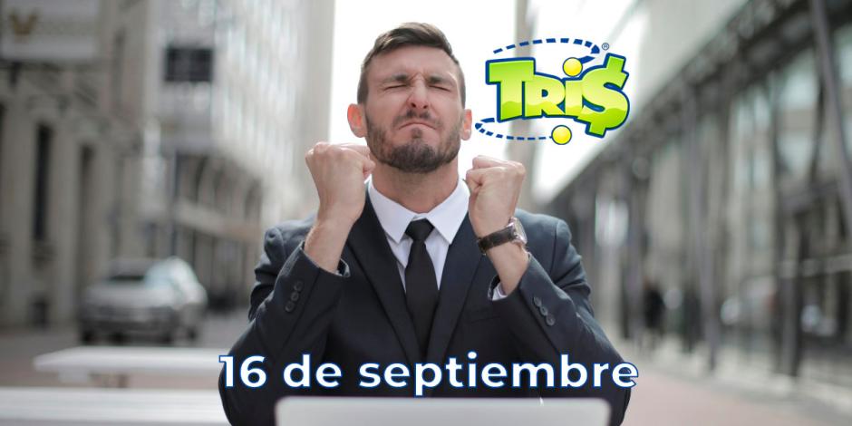 Resultados del Tris de hoy 16 de septiembre del 2024.