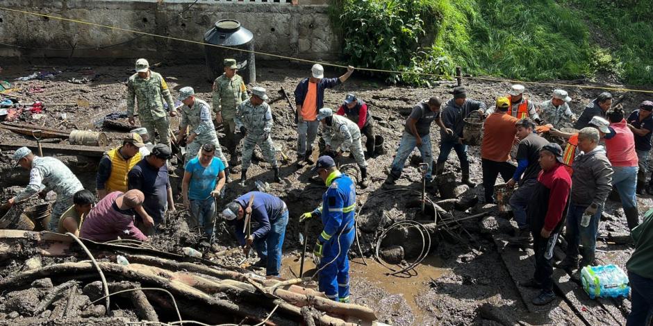 Concluyen trabajos de rescate en Jilotzingo