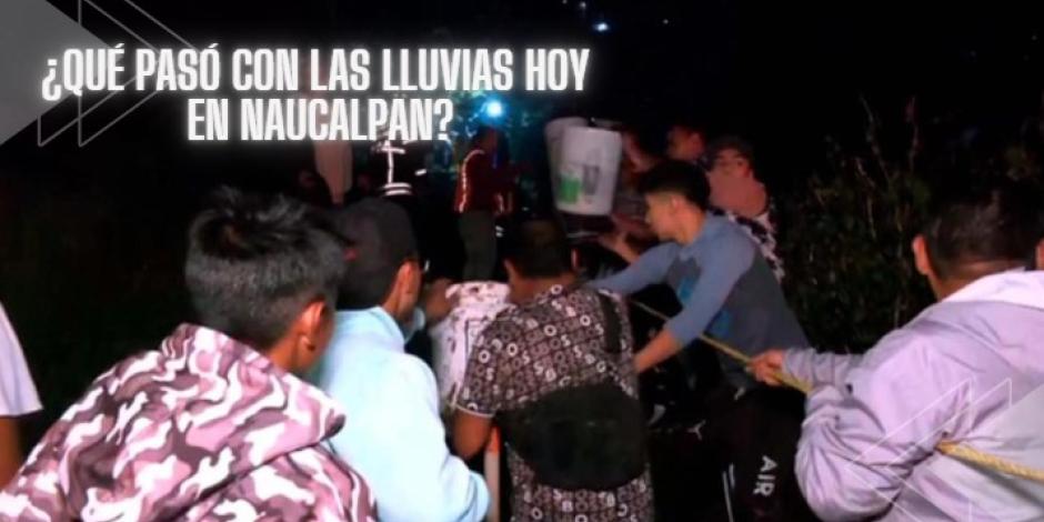 Las lluvias en Naucalpan provocaron el deslave de un cerro y la muerte de 6 personas.