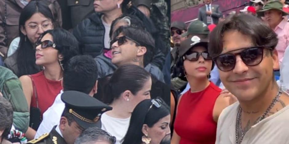 Critican a Ángela Aguilar por su actitud en el Desfile Cívico Militar en la CDMX