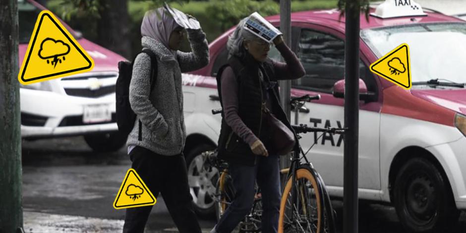 Ante el pronóstico de lluvias, se activa la Alerta Amarilla en CDMX.