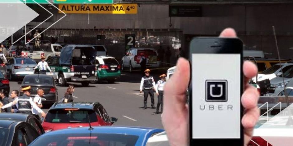 Los choferes de Uber y DiDi no pueden ingresar al AICM ni a los aeropuertos del país; exigen igualdad de derechos.