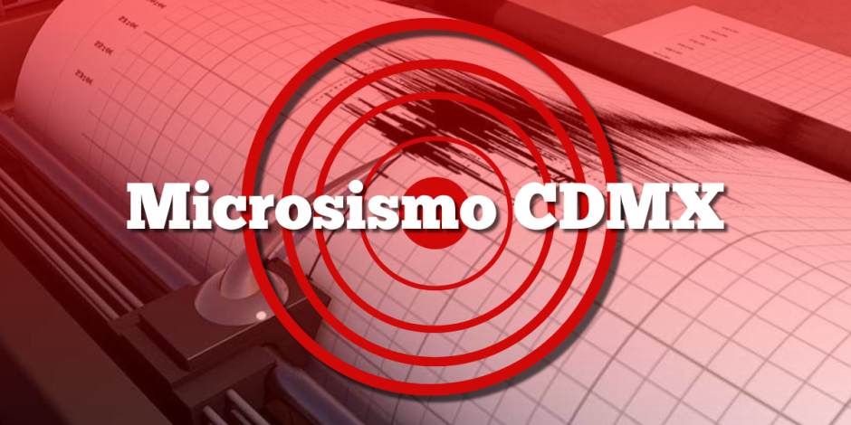 Microsismo sacude la CDMX