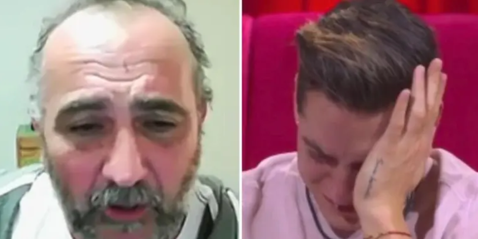 Agustín Fernández llora en 'La casa de los Famosos' al recibir llamada de su papá: 'te jugaron chueco' | VIDEO